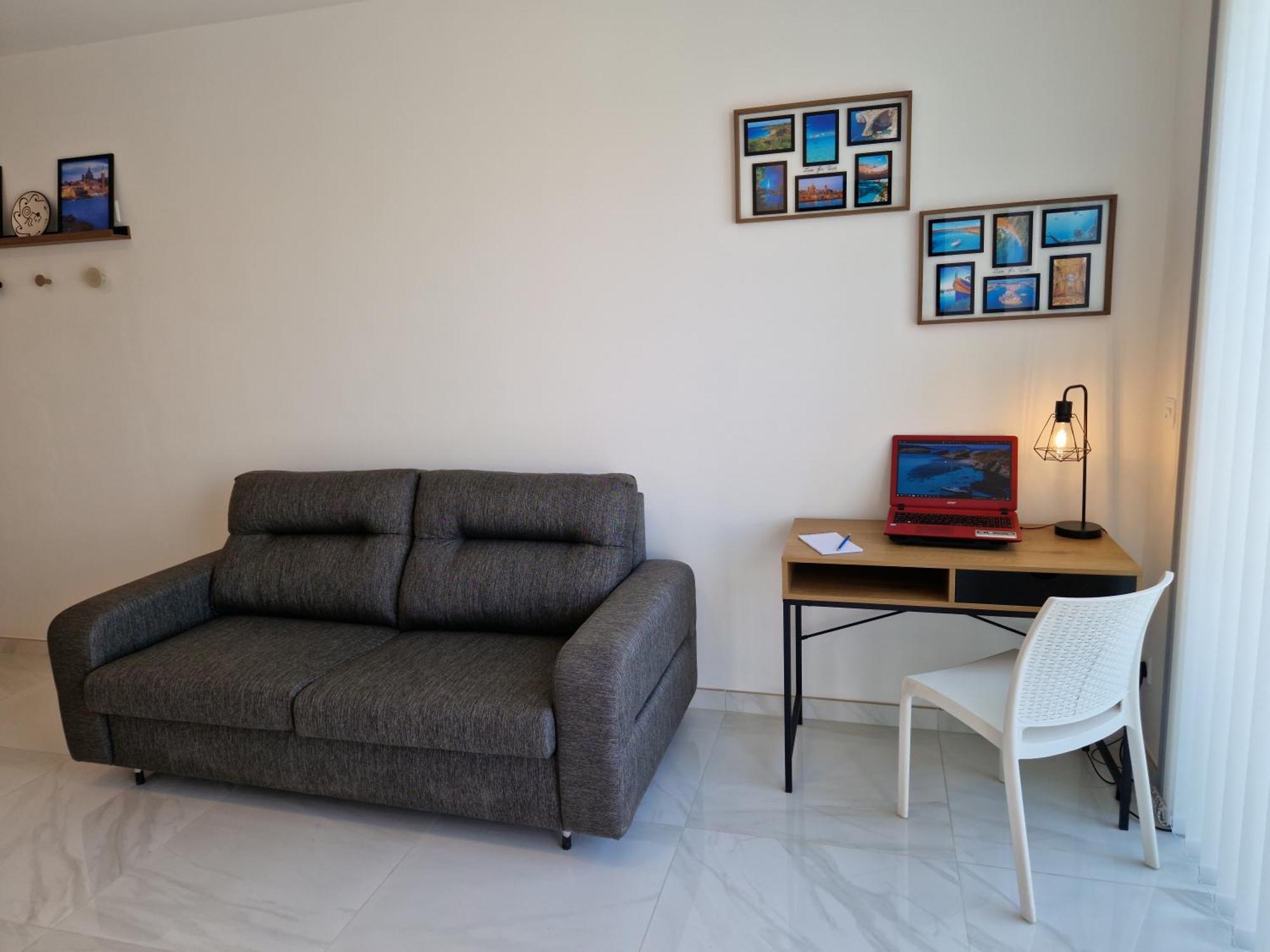 Sea View New Penthouse Terrace & Garage Parking Apartment St. Paul's Bay Exterior photo