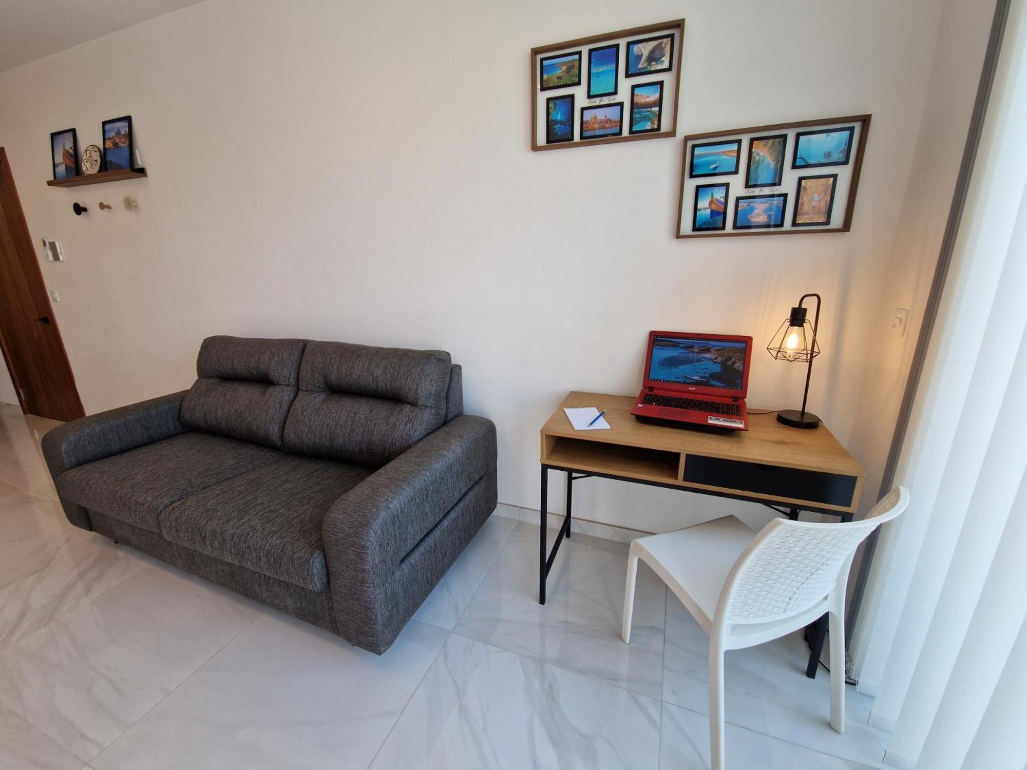 Sea View New Penthouse Terrace & Garage Parking Apartment St. Paul's Bay Exterior photo